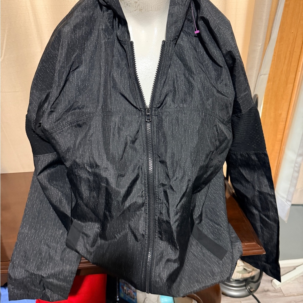Champion Black and Gray Hooded Jacket